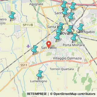 Mappa Via Ravenna, 28100 Novara NO, Italia (2.55)