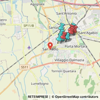 Mappa Via Ravenna, 28100 Novara NO, Italia (1.62636)