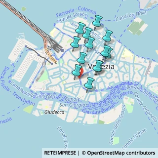 Mappa Calle San Bernardo, 30123 Venezia VE, Italia (0.73385)
