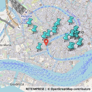 Mappa Calle San Bernardo, 30123 Venezia VE, Italia (0.524)