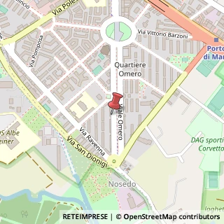 Mappa Viale Omero, 22, 20139 Milano, Milano (Lombardia)