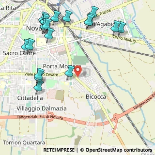 Mappa Corso XXIII Marzo, 28100 Novara NO, Italia (1.417)