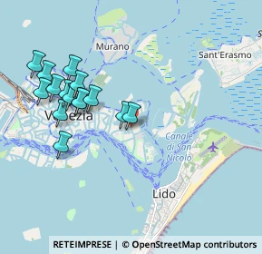 Mappa Calle Marafoni, 30122 Venezia VE, Italia (1.95867)