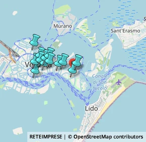 Mappa Calle Marafoni, 30122 Venezia VE, Italia (1.42923)