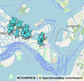 Mappa Calle Marafoni, 30122 Venezia VE, Italia (1.0235)