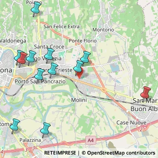 Mappa Via Giuseppe Belluzzo, 37132 Verona VR, Italia (2.72)