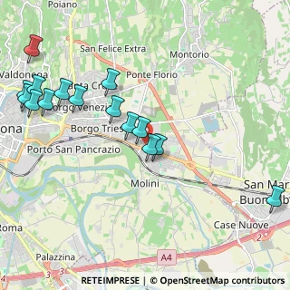 Mappa Via Giuseppe Belluzzo, 37132 Verona VR, Italia (2.418)