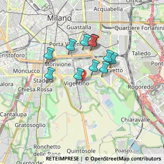 Mappa Via Broni, 20139 Milano MI, Italia (1.42182)