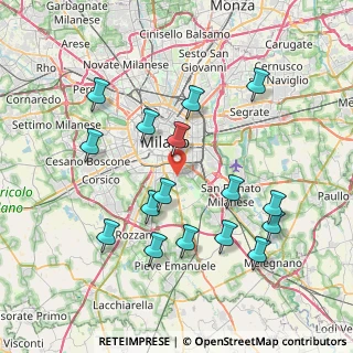 Mappa Via Broni, 20139 Milano MI, Italia (7.89063)