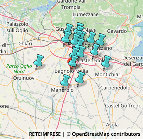 Mappa Via Don Milani, 25021 Bagnolo Mella BS, Italia (9.86333)