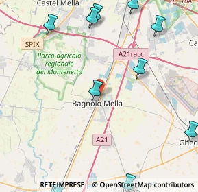 Mappa Via Don Milani, 25021 Bagnolo Mella BS, Italia (6.65154)