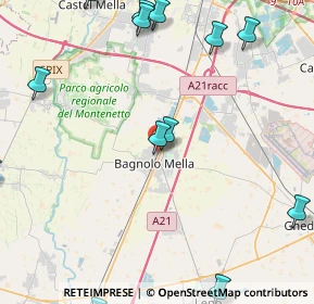Mappa Via Don Milani, 25021 Bagnolo Mella BS, Italia (6.53)