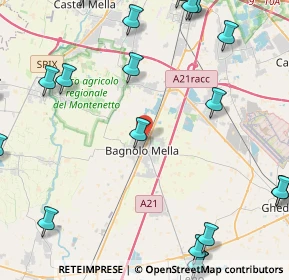 Mappa Via Don Milani, 25021 Bagnolo Mella BS, Italia (6.475)