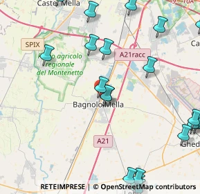 Mappa Via Antonio Rosmini, 25021 Bagnolo Mella BS, Italia (5.699)