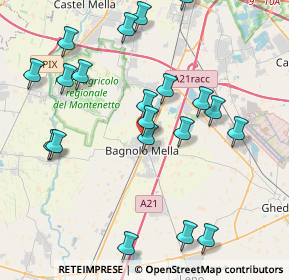 Mappa Via Antonio Rosmini, 25021 Bagnolo Mella BS, Italia (4.4155)