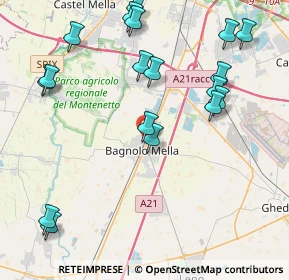 Mappa Via Antonio Rosmini, 25021 Bagnolo Mella BS, Italia (4.82944)