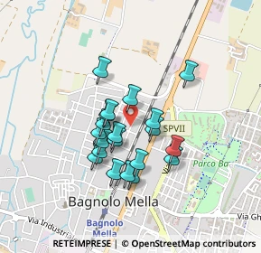 Mappa Via Antonio Rosmini, 25021 Bagnolo Mella BS, Italia (0.328)