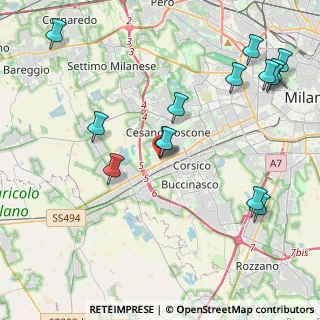 Mappa Via Nuova Vigevanese, 20090 Cesano Boscone MI, Italia (4.94214)