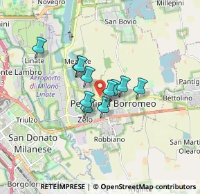 Mappa Via XXV Aprile, 20068 Peschiera Borromeo MI, Italia (1.05636)