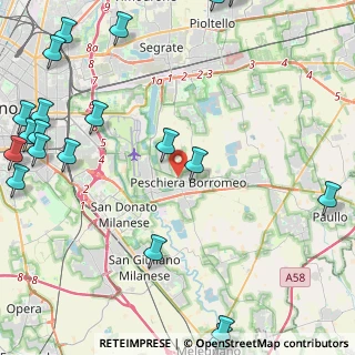 Mappa Via XXV Aprile, 20068 Peschiera Borromeo MI, Italia (6.718)