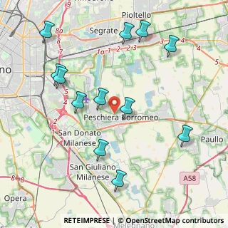 Mappa Via XXV Aprile, 20068 Peschiera Borromeo MI, Italia (4.52917)