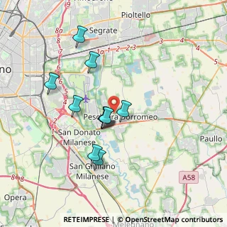 Mappa Via XXV Aprile, 20068 Peschiera Borromeo MI, Italia (3.02364)