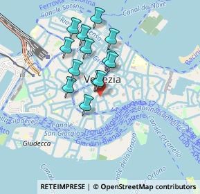 Mappa Fondamenta Corner Zaguri, 30124 Venezia VE, Italia (0.72077)