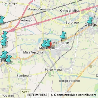 Mappa Via Cesare Battisti, 30034 Mira VE, Italia (3.22)
