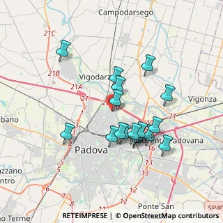 Mappa Via Elena Valmarana, 35133 Padova PD, Italia (3.18529)