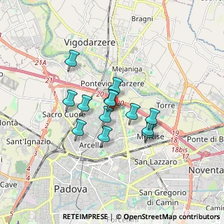 Mappa Via Elena Valmarana, 35133 Padova PD, Italia (1.22231)