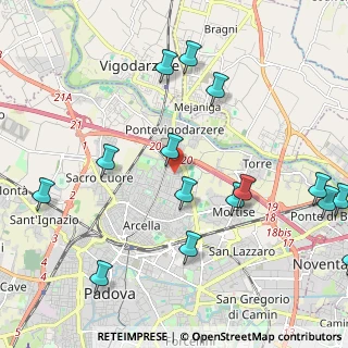 Mappa Via Elena Valmarana, 35133 Padova PD, Italia (2.59733)