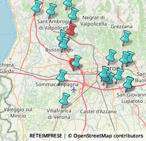 Mappa Via Giuseppe Garibaldi, 37060 Lugagnano VR, Italia (8.8005)