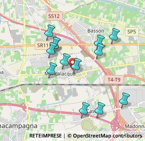 Mappa Via Giuseppe Garibaldi, 37060 Lugagnano VR, Italia (1.75154)