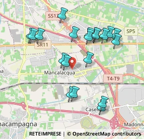 Mappa Via Giuseppe Garibaldi, 37060 Lugagnano VR, Italia (1.956)