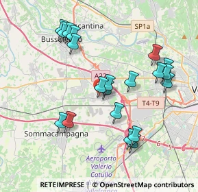 Mappa Via Giuseppe Garibaldi, 37060 Lugagnano VR, Italia (3.849)