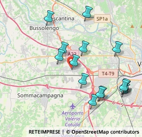 Mappa Via Giuseppe Garibaldi, 37060 Lugagnano VR, Italia (4.19333)