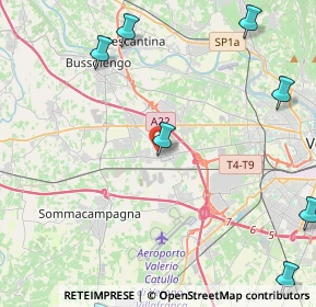 Mappa Via Giuseppe Garibaldi, 37060 Lugagnano VR, Italia (7.13917)