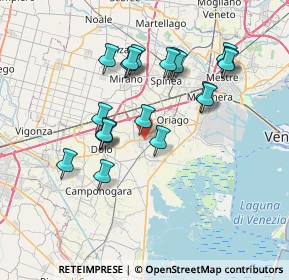 Mappa Calle Motta, 30034 Mira VE, Italia (6.734)