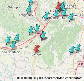 Mappa Via IV Novembre, 36040 Sarego VI, Italia (9.4195)