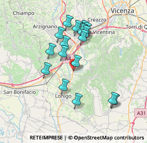 Mappa Via IV Novembre, 36040 Sarego VI, Italia (6.65722)