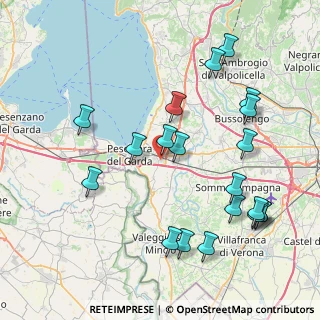 Mappa Via Enzo Ferrari, 37014 Verona VR, Italia (9.0465)