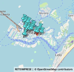 Mappa Calle de le Rasse, 30124 Venezia VE, Italia (1.12722)