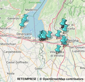 Mappa Via del Frassino, 37014 Castelnuovo del Garda VR, Italia (10.34278)