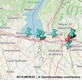 Mappa Via del Frassino, 37014 Castelnuovo del Garda VR, Italia (15.34385)