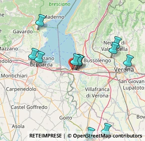 Mappa Via del Frassino, 37014 Castelnuovo del Garda VR, Italia (17.95833)