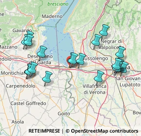 Mappa Via del Frassino, 37014 Castelnuovo del Garda VR, Italia (16.154)
