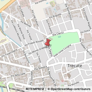 Mappa Via Addis Abeba, 12, 28069 Trecate, Novara (Piemonte)