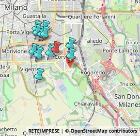 Mappa Via Fabio Massimo, 20139 Milano MI, Italia (1.82643)