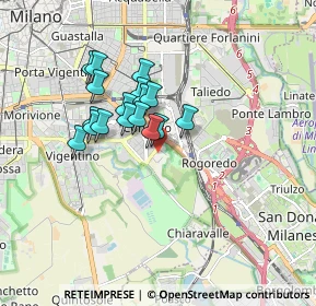 Mappa Via Fabio Massimo, 20139 Milano MI, Italia (1.31882)