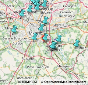 Mappa Via Fabio Massimo, 20139 Milano MI, Italia (8.8945)